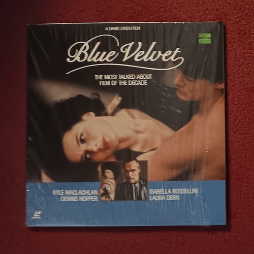Blue velvet laserdisc 1986 - blue,